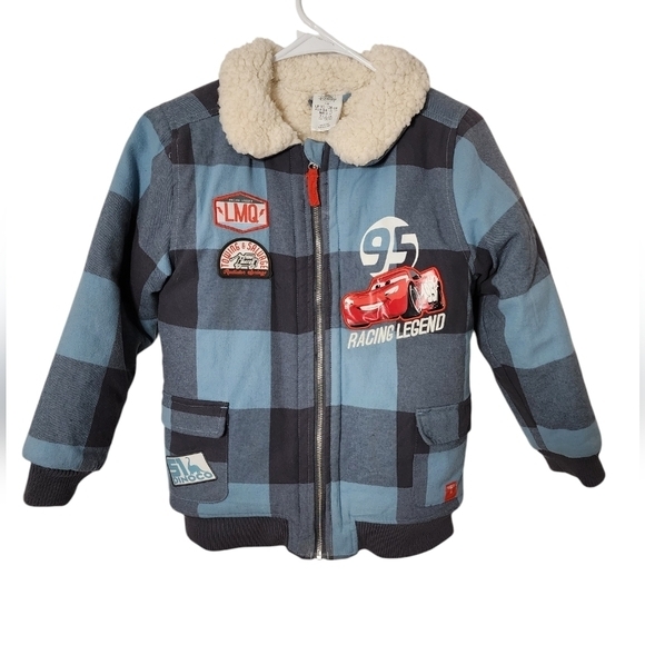 Disney Pixar Lighting Racing Piston Cars Champion Sherpa Heavy‎ Jacket 7/8 - Picture 1 of 10
